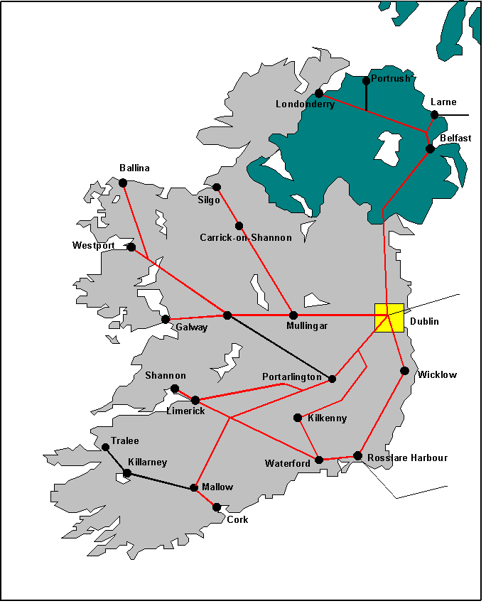 irska mapa Irsko,Mapa Irska,Dublin,Mapa Dublinu,Cork,Mapa Corku,Galway irska mapa